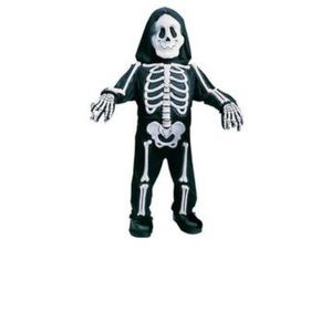 Totally Ghoul skele bones skeleton costume. NWT 4-6